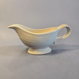 Katie Brown  Off White Gravy Bowl  Thick Handle